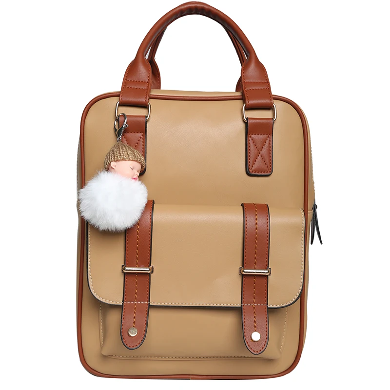 2022 Large Capacity Solid Color Backpack High Quality Leather Shoulder Bag Women Famous Designer Bags New Plush Pendant Backpack
2022 Large Capacity Solid Color Backpack High Quality Leather Shoulder Bag Women Famous Designer Bags New Plush Pendant Backpack