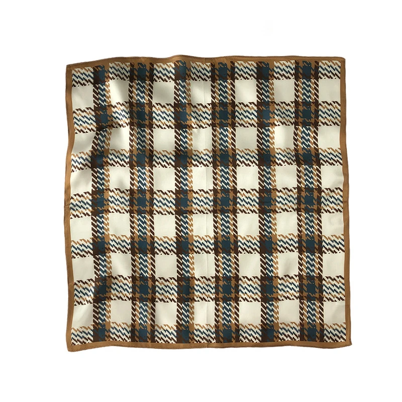 100% Natural Pure Silk Black Scarf with Lattice 53*53 Small Squares Multifunctional Scarf Lovely Kerchief Neck Shawl for Women 
100% Natural Pure Silk Black Scarf with Lattice 53*53 Small Squares Multifunctional Scarf Lovely Kerchief Neck Shawl for Women