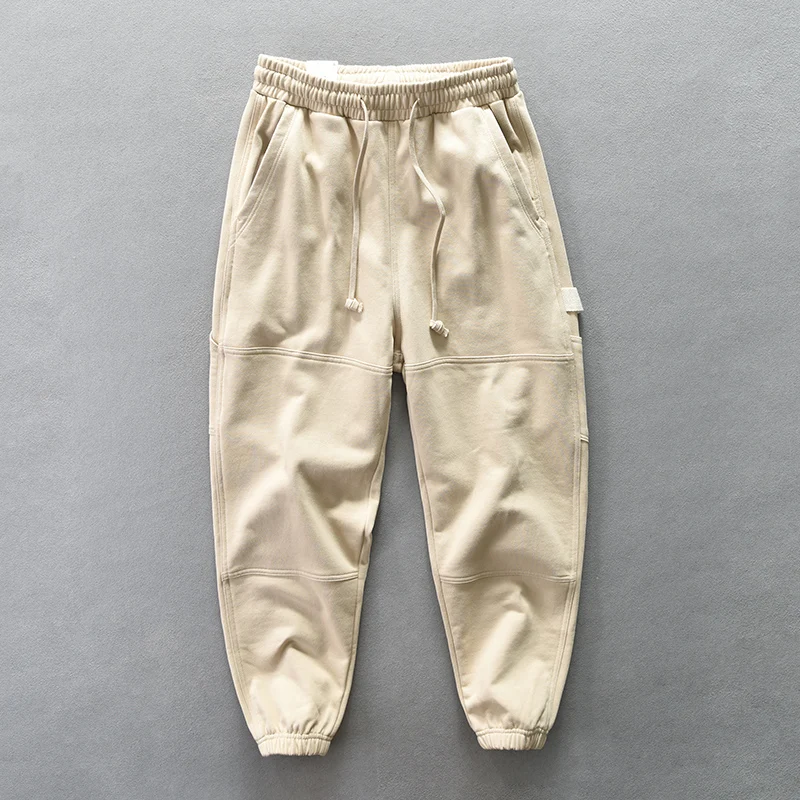 Khaki Elastic Waist Drawstring Sweatpants Autumn New Men Baggy Joggers Pants Fashion Japanese Streetwear Casual Trousers
Khaki Elastic Waist Drawstring Sweatpants Autumn New Men Baggy Joggers Pants Fashion Japanese Streetwear Casual Trousers