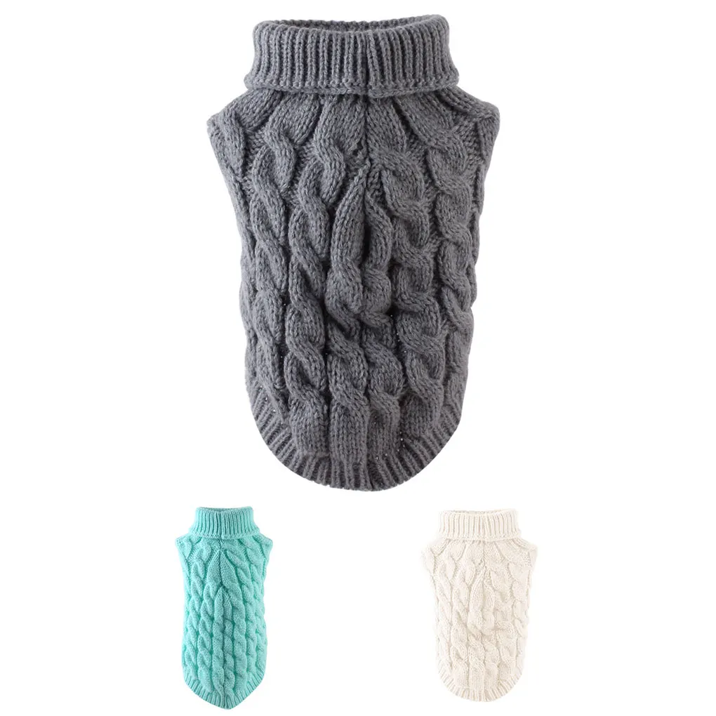 Knitted Pet Sweater Medium Small Animal Warm Sweatshirt Solid Winter Knitting Pet Clothes
Knitted Pet Sweater Medium Small Animal Warm Sweatshirt Solid Winter Knitting Pet Clothes