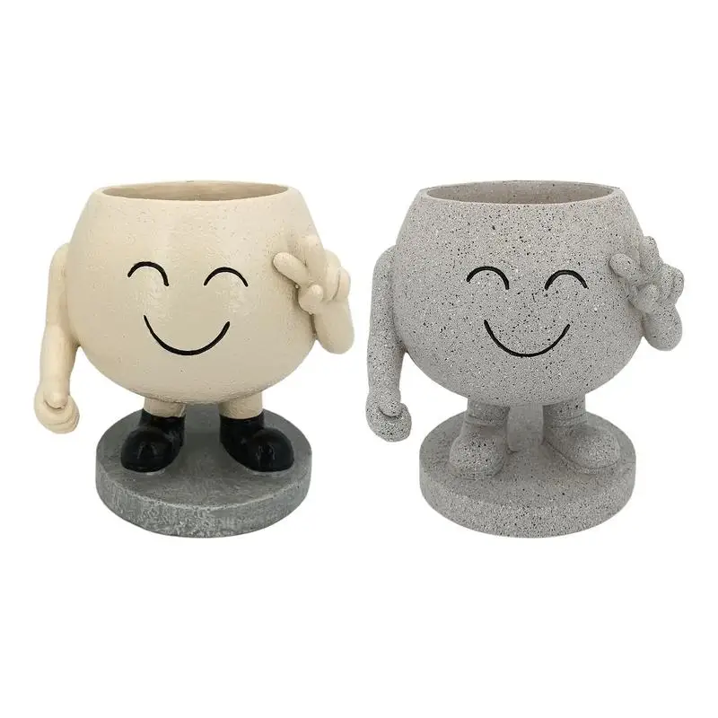 Cute Plant Pot Cute Smiling Face Plant Pot Versatile Planter For Home Garden Decoration Mini Potted Plant Container For Indoor
Cute Plant Pot Cute Smiling Face Plant Pot Versatile Planter For Home Garden Decoration Mini Potted Plant Container For Indoor