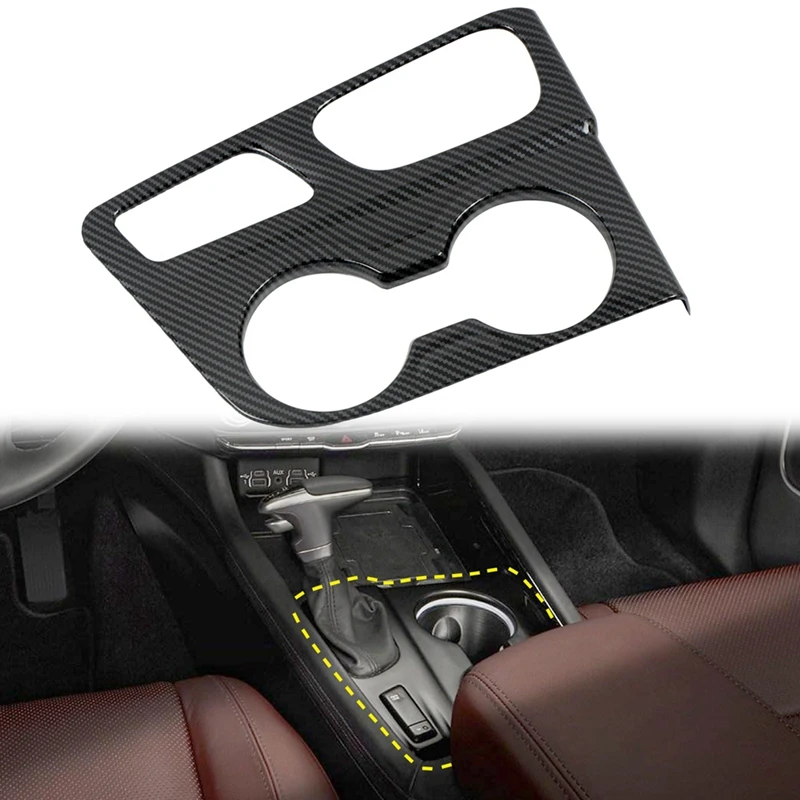 Car Carbon Fiber Center Console Gear Shift Water Cup Holder Frame Cover Trim Stickers For Dodge Durango 2021 2022
Car Carbon Fiber Center Console Gear Shift Water Cup Holder Frame Cover Trim Stickers For Dodge Durango 2021 2022