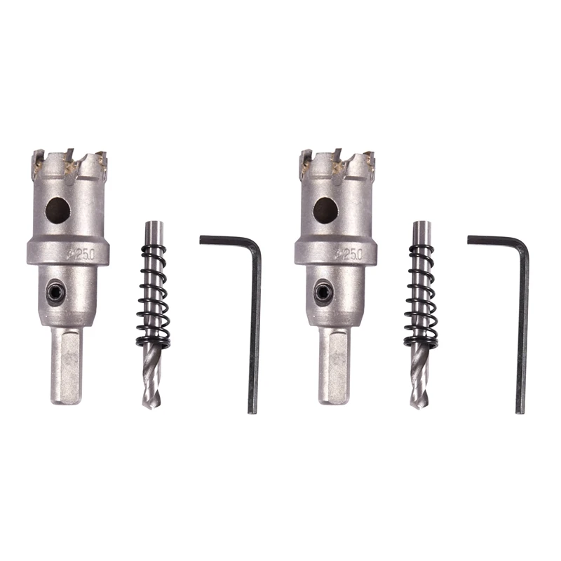 2X Carbide Tip Metal Cutter Stainless Steel HSS Drill Bit Hole Saw Holesaw Size:25Mm
2X Carbide Tip Metal Cutter Stainless Steel HSS Drill Bit Hole Saw Holesaw Size:25Mm
