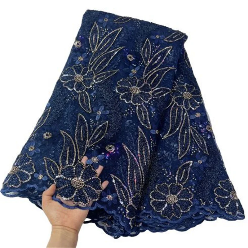 Африканская кружевная ткань вышитое кружево в нигерийском стиле Fabric 2022, Высококачественная французская Тюлевая кружевная ткань с блесткам...
Африканская кружевная ткань вышитое кружево в нигерийском стиле Fabric 2022, Высококачественная французская Тюлевая кружевная ткань с блесткам...