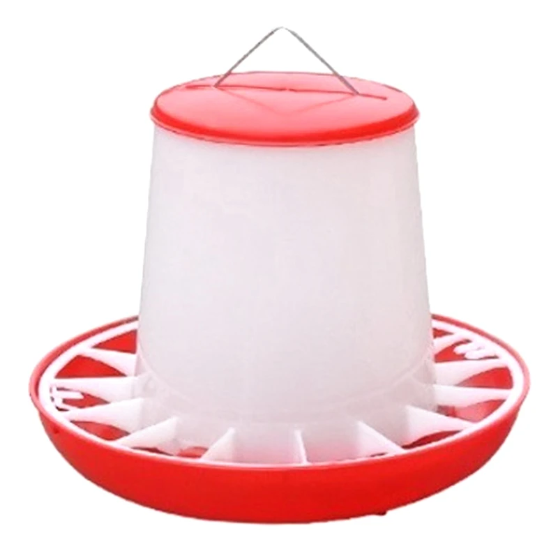 12KG Plastic Feeder Bucket Rooster Hen Drinking Kettle Feeding Cup Farm Animals Poultry Farming Tool
12KG Plastic Feeder Bucket Rooster Hen Drinking Kettle Feeding Cup Farm Animals Poultry Farming Tool