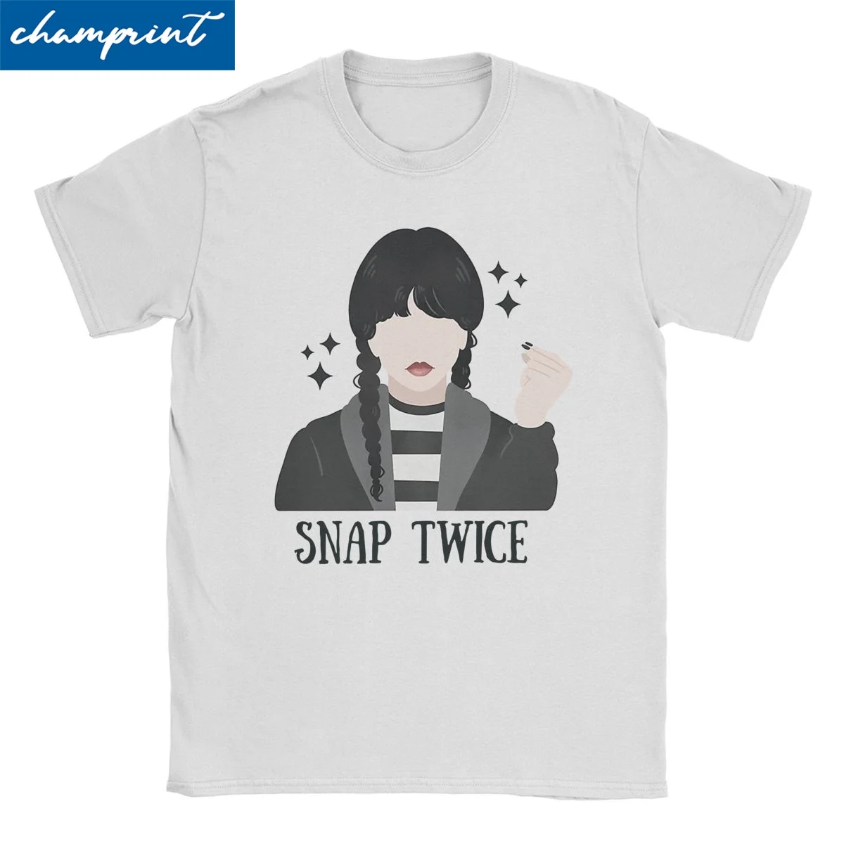 Wednesday Snap Twice T Shirt Men Women's Cotton Vintage T-Shirt O Neck Tee Shirt Short Sleeve Clothes Gift Idea
Wednesday Snap Twice T Shirt Men Women's Cotton Vintage T-Shirt O Neck Tee Shirt Short Sleeve Clothes Gift Idea