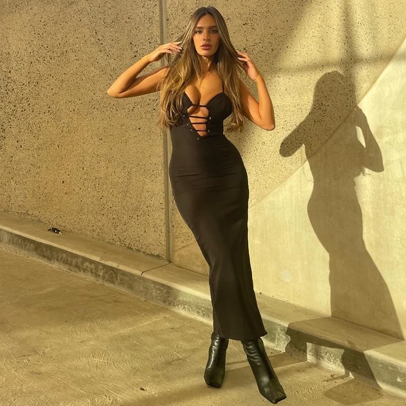Zoctuo Sexy Y2K Clothes Hollow Out Sleeveless Backless Side Slit Bodycon Midi Dress For Women 2022 Outfits Club Party Birthday
Zoctuo Sexy Y2K Clothes Hollow Out Sleeveless Backless Side Slit Bodycon Midi Dress For Women 2022 Outfits Club Party Birthday