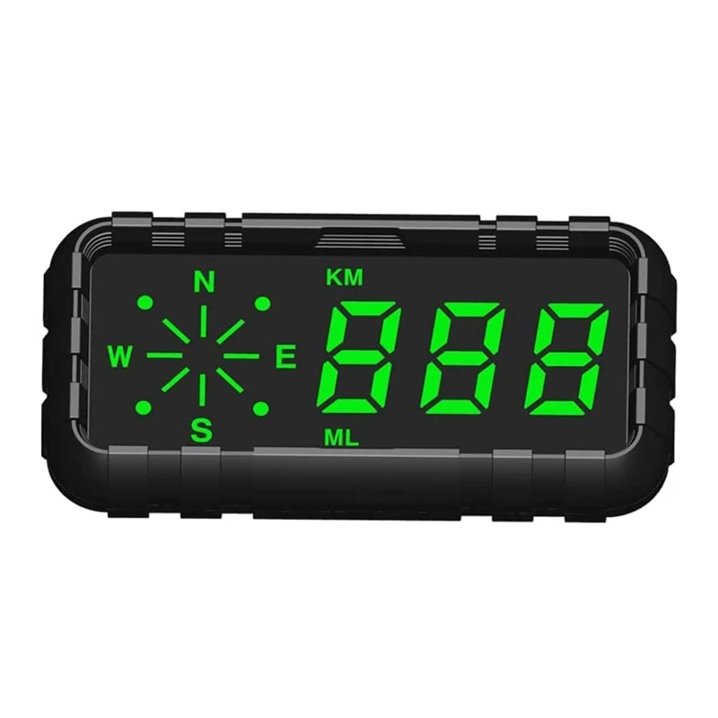 HUD Speedometer Odometer Compass Head Up Display GPS Digital Display Big Fonts Univsersal For All Cars Vehicles
HUD Speedometer Odometer Compass Head Up Display GPS Digital Display Big Fonts Univsersal For All Cars Vehicles