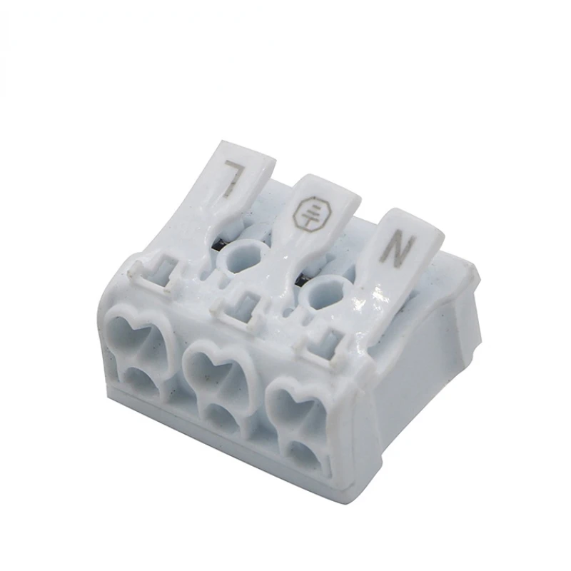 Low Voltage Electrical Wire Connectors Cable Wiring Quick Splice Clamp Terminal Cable Block 3P Easy Fit for Led Strip Connector
Low Voltage Electrical Wire Connectors Cable Wiring Quick Splice Clamp Terminal Cable Block 3P Easy Fit for Led Strip Connector
