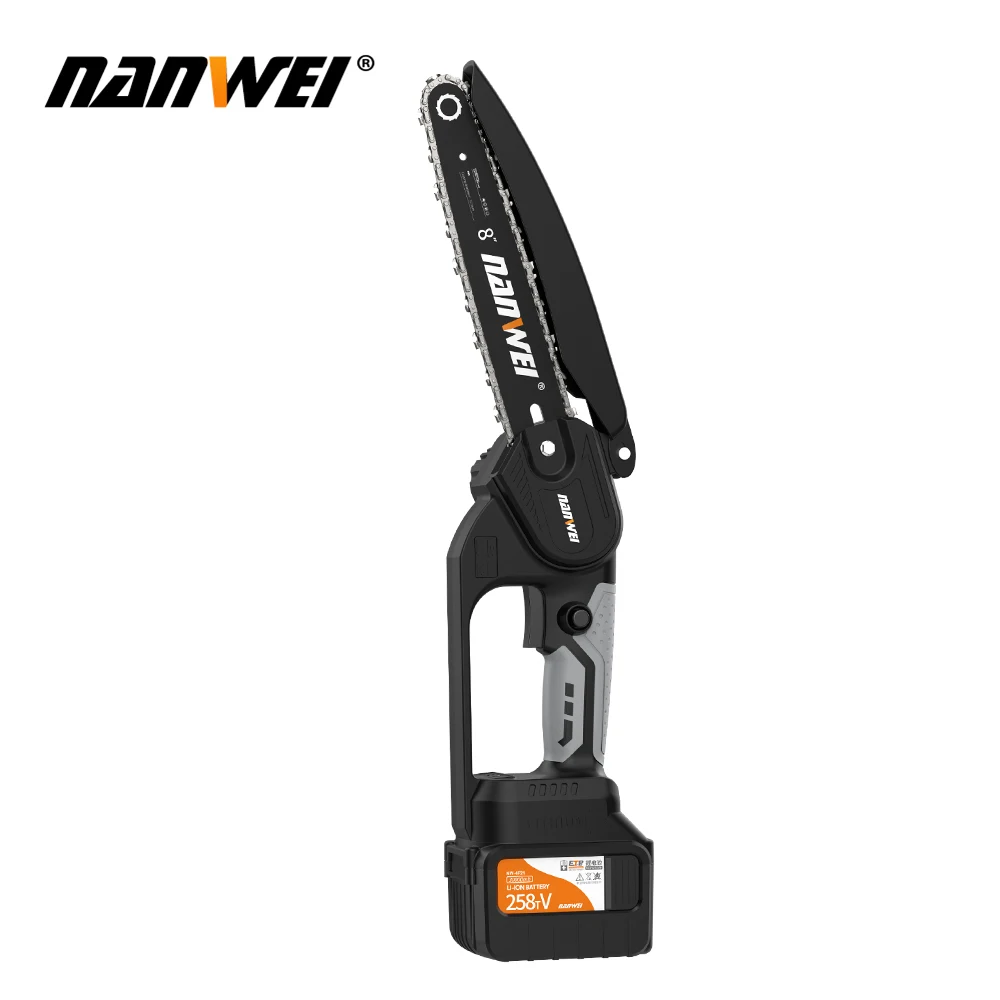 NANWEI 6&8 Inch Brushless chain saw Cordless Mini Handheld Pruning Saw Portable Woodworking Electric Saw Cutting Tool
NANWEI 6&8 Inch Brushless chain saw Cordless Mini Handheld Pruning Saw Portable Woodworking Electric Saw Cutting Tool