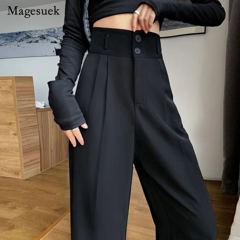 Korean Black Suit Pants Women Spring Autumn New Casual Straight Pants Loose Wide Leg Pants Streetwear High Waist Pants 22491
Korean Black Suit Pants Women Spring Autumn New Casual Straight Pants Loose Wide Leg Pants Streetwear High Waist Pants 22491