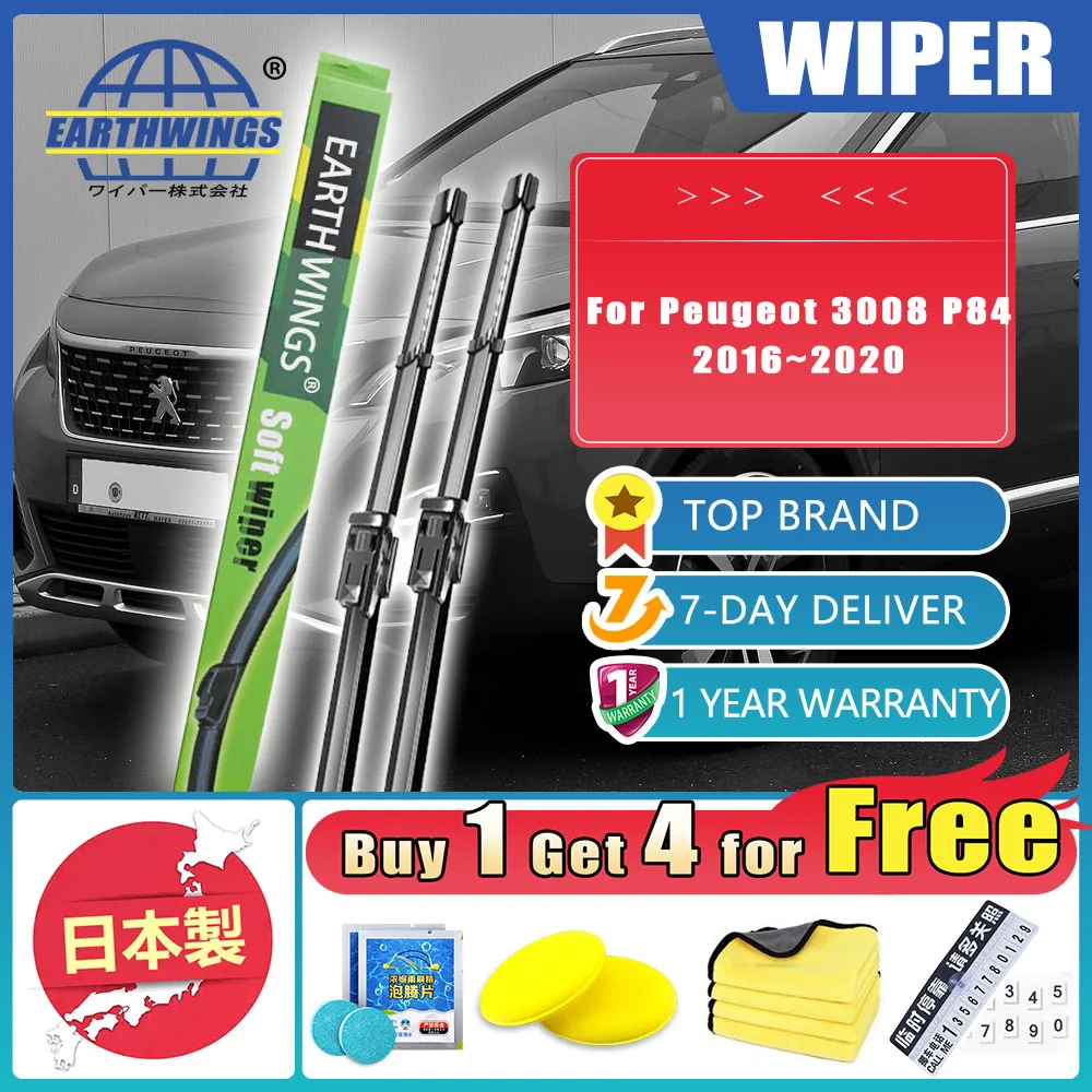 2X For Peugeot 3008 P84 2016~2020 2017 2018 2019 2020 2016 Windshield Automobiles Parts Accessories Double Rubber Wiper Blades
2X For Peugeot 3008 P84 2016~2020 2017 2018 2019 2020 2016 Windshield Automobiles Parts Accessories Double Rubber Wiper Blades