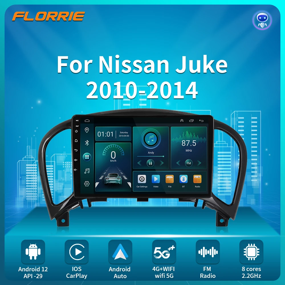 5G HIFI WIFI Car Android 12 Radio Multimedia Video Player For Nissan Juke YF15 2010-2014 2 din Carplay GPS Head Unit 8+128G DVD
5G HIFI WIFI Car Android 12 Radio Multimedia Video Player For Nissan Juke YF15 2010-2014 2 din Carplay GPS Head Unit 8+128G DVD