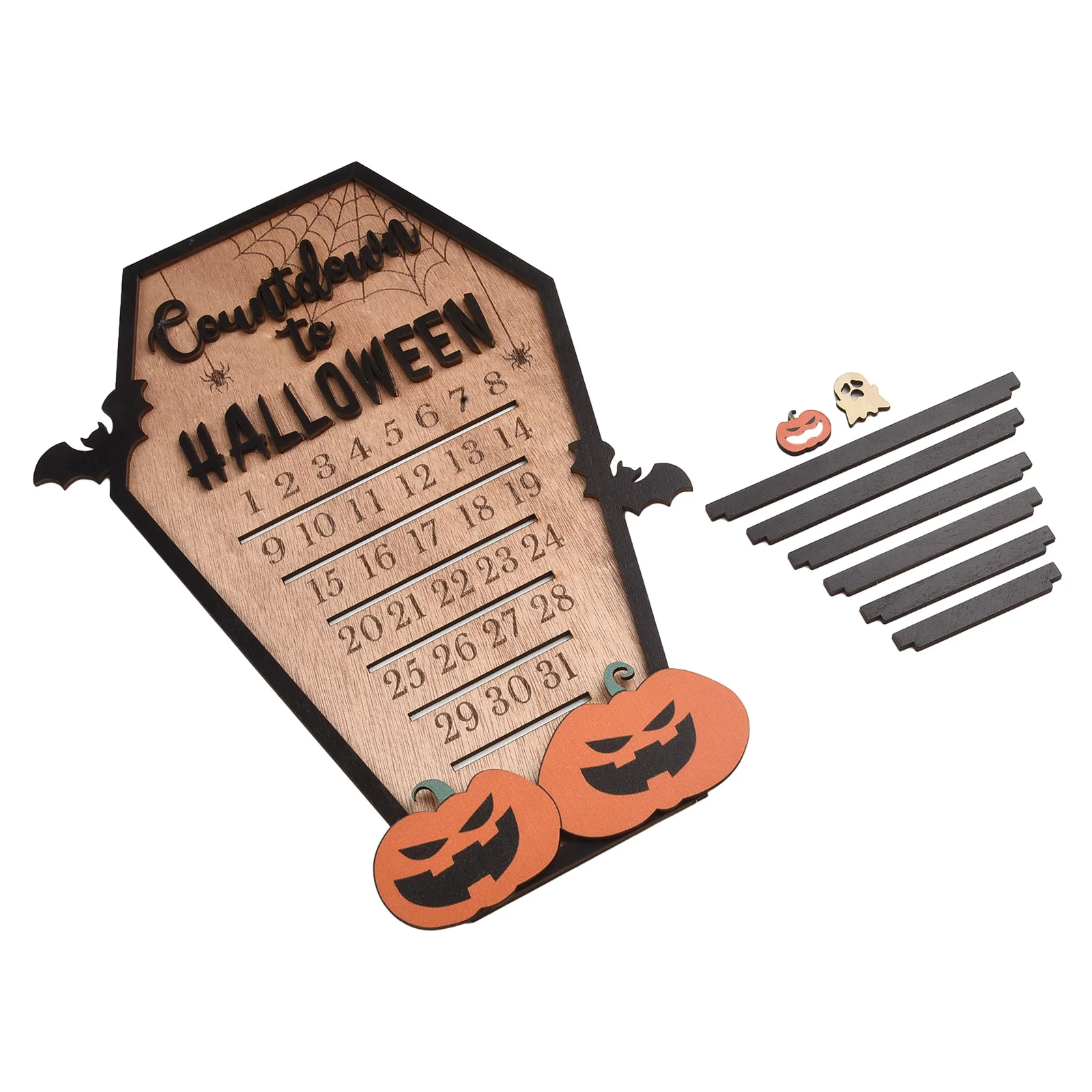 DIY Handmade Halloween Countdown Calendar 2023 Wooden Advent Decor Ideal for Parties Gift for Loved Ones Ingenious Design
DIY Handmade Halloween Countdown Calendar 2023 Wooden Advent Decor Ideal for Parties Gift for Loved Ones Ingenious Design