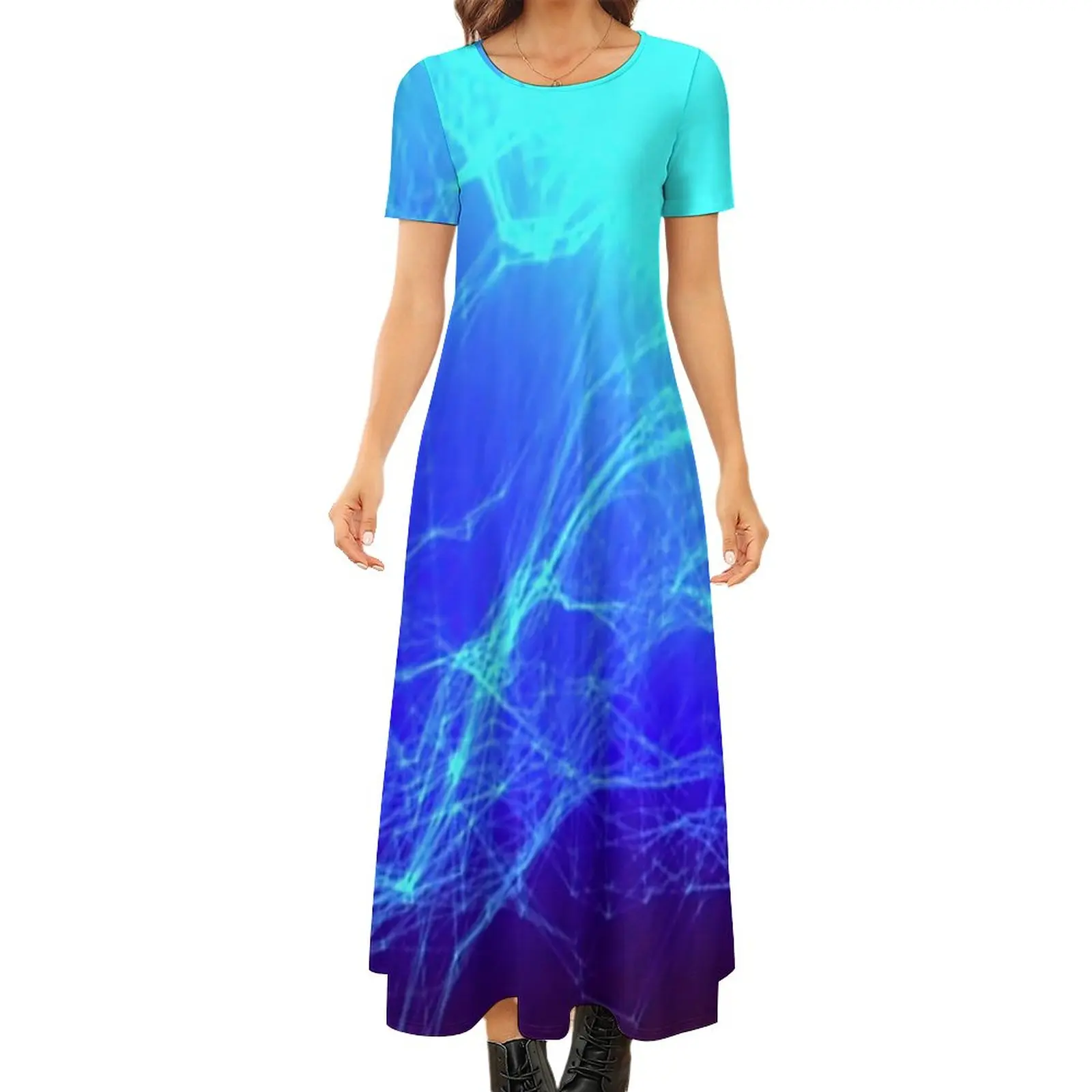 Two Tone Bodycon Dress Female Blue And Green Kawaii Maxi Dresses Summer Short Sleeve Streetwear Custom Oversized Dress
Two Tone Bodycon Dress Female Blue And Green Kawaii Maxi Dresses Summer Short Sleeve Streetwear Custom Oversized Dress