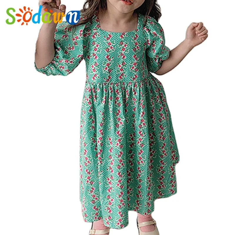 Sodawn 2022 Summer Puff Sleeve Floral Princess Dress Kid Clothes Girl Clothes Children Dress For 3-7 Years
Sodawn 2022 Summer Puff Sleeve Floral Princess Dress Kid Clothes Girl Clothes Children Dress For 3-7 Years