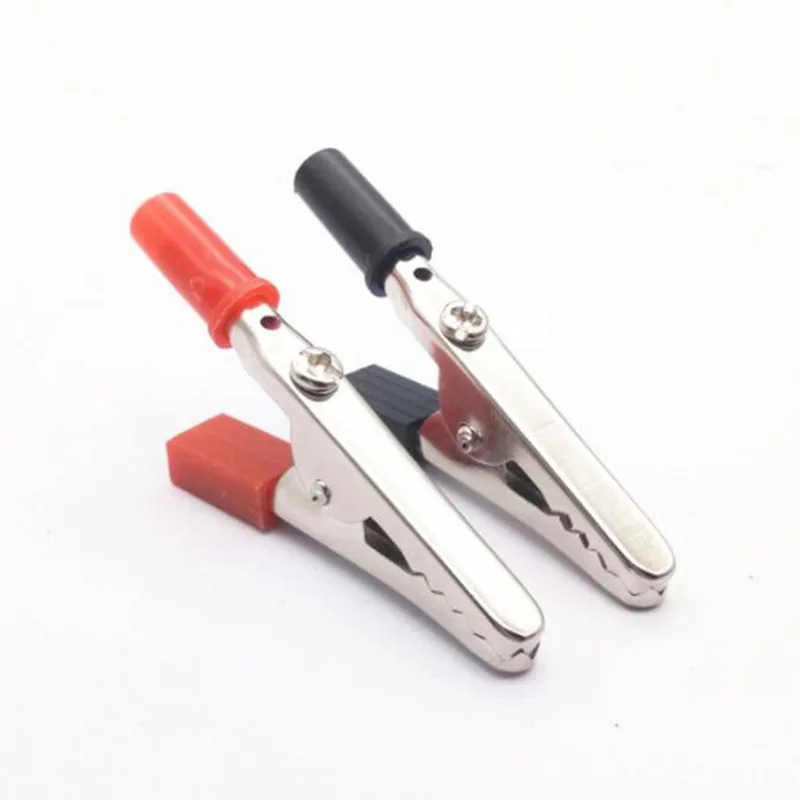 10 pcs 50mm Plastic Handle Alligator clips Crocodile Battery Test Connector Test Probe Metal Clips
10 pcs 50mm Plastic Handle Alligator clips Crocodile Battery Test Connector Test Probe Metal Clips