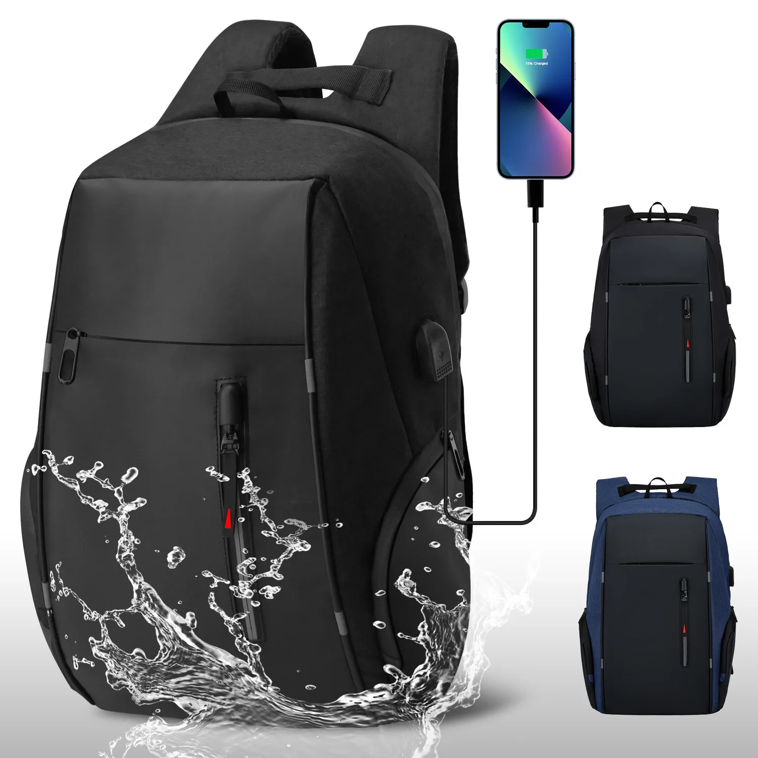 Men's Waterproof 18 inch Laptop Backpack,Portable USB Charging Oxford Cloth Backpack,Anti-theft Travel School Bag work Backpack
Men's Waterproof 18 inch Laptop Backpack,Portable USB Charging Oxford Cloth Backpack,Anti-theft Travel School Bag work Backpack