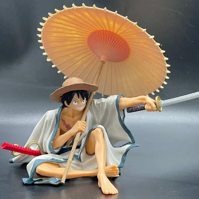 14CM One Piece Sitting Position Umbrella Straw Hat Luffy Top Decisive Battle Anime Action Figure Model Children's Gifts
14CM One Piece Sitting Position Umbrella Straw Hat Luffy Top Decisive Battle Anime Action Figure Model Children's Gifts