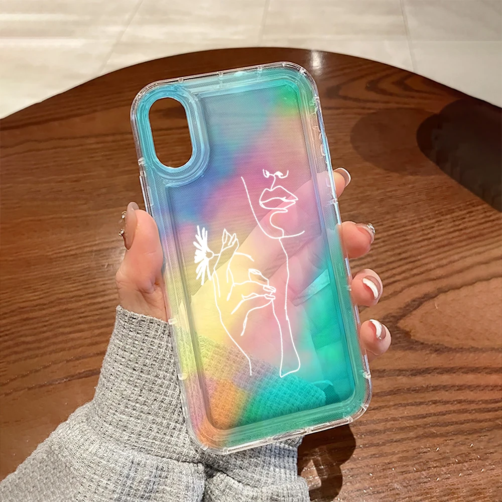 Colourful Transparent Soft TPU Case for IPhone 14 13 12 Mini 11 Pro Max 7 8 Plus X XS Max XR SE2022 Abstract Flower Woman Cover
Colourful Transparent Soft TPU Case for IPhone 14 13 12 Mini 11 Pro Max 7 8 Plus X XS Max XR SE2022 Abstract Flower Woman Cover