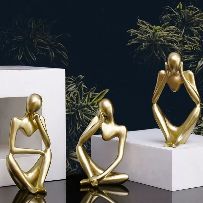 Abstract Thinker Statue Creative Desktop DIY Decor Hand Carved Sandstone Statues Home Decoration Accessorie Decorative Sculpture
Abstract Thinker Statue Creative Desktop DIY Decor Hand Carved Sandstone Statues Home Decoration Accessorie Decorative Sculpture