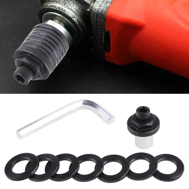 Angle Grinder to Grooving Machine Adapter Kit Practical M10 Slotting Machine Conversion Head for 100 Type Angle Grinder
Angle Grinder to Grooving Machine Adapter Kit Practical M10 Slotting Machine Conversion Head for 100 Type Angle Grinder