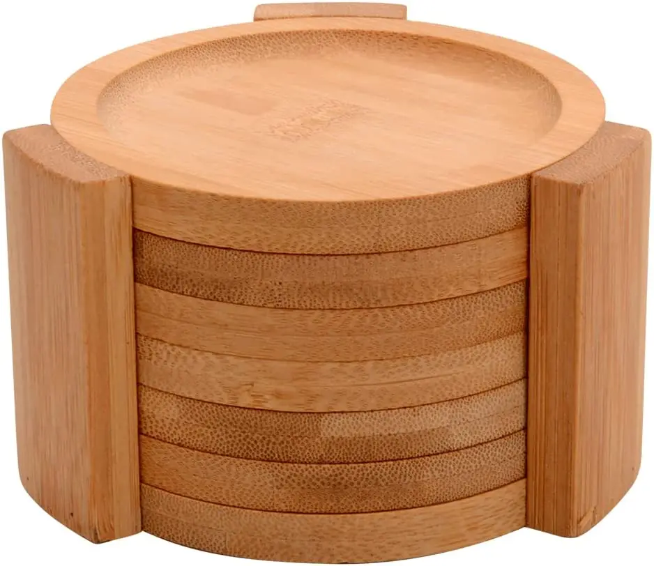 Round Cups Door With Stand, Made Entirely of Bamboo, Protect Your Furniture. Set Features 06 Cup Holder and One Holder, Model BM
Round Cups Door With Stand, Made Entirely of Bamboo, Protect Your Furniture. Set Features 06 Cup Holder and One Holder, Model BM