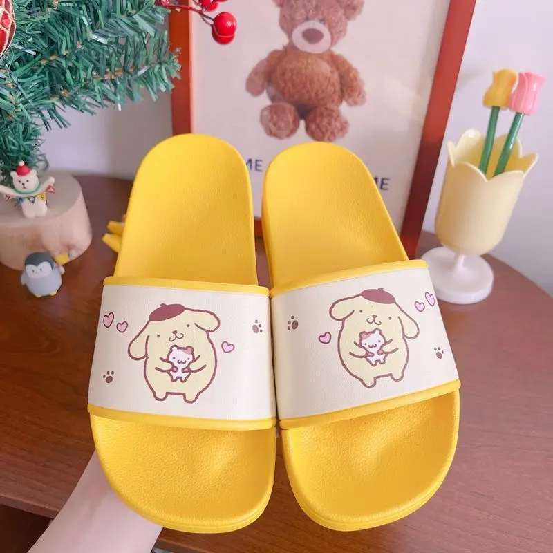 Sanrio Kuromi Cinnamoroll Slippers Anti-Slip Girls Boys Cute Cartoon My Melody Pompompurin Sandals Bathroom Students Kids Gifts
Sanrio Kuromi Cinnamoroll Slippers Anti-Slip Girls Boys Cute Cartoon My Melody Pompompurin Sandals Bathroom Students Kids Gifts