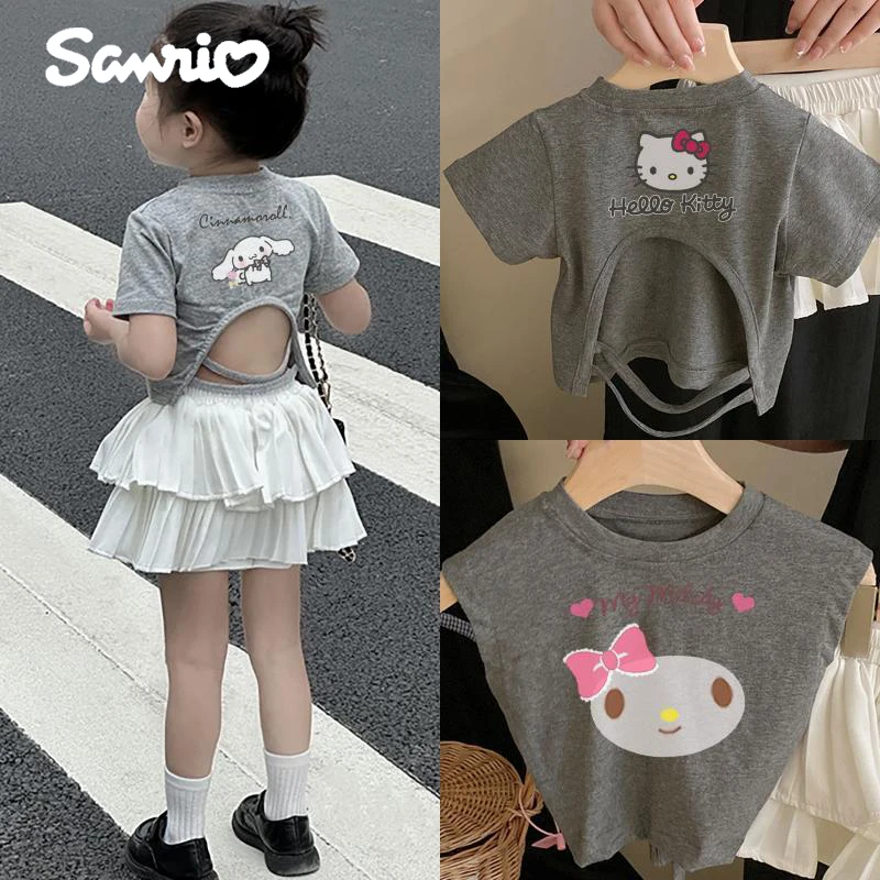 Sanrios Hellokittys Cinnamoroll Kuromi My Melody кулиска Холтер для девочек топ гофрированные плиссированные детские юбки костюм детские костюмы
Sanrios Hellokittys Cinnamoroll Kuromi My Melody кулиска Холтер для девочек топ гофрированные плиссированные детские юбки костюм детские костюмы