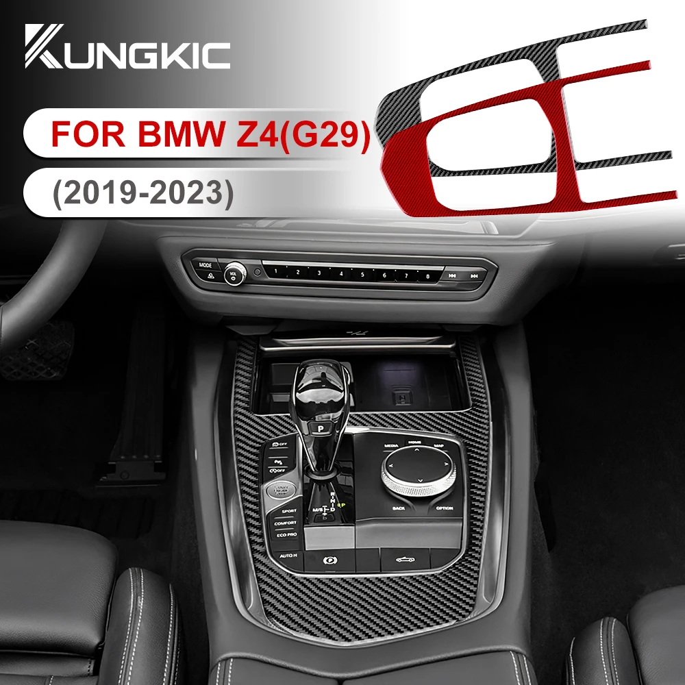 1pcs For BMW Z4(G29) 2019 2020 2021 2022 2023 LHD RHD Real Carbon Fiber Central Control Gear Panel Frame Cover Trim Accessories
1pcs For BMW Z4(G29) 2019 2020 2021 2022 2023 LHD RHD Real Carbon Fiber Central Control Gear Panel Frame Cover Trim Accessories