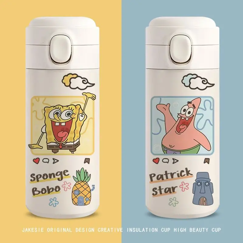 420Ml Spongebob Squarepants Patrick Star Kawaii Thermos Cup Cartoon Large Capacity Compact and Portable Ins High Beauty Cup
420Ml Spongebob Squarepants Patrick Star Kawaii Thermos Cup Cartoon Large Capacity Compact and Portable Ins High Beauty Cup