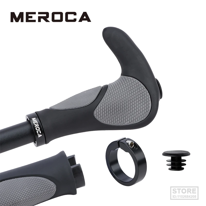 

MEROCA Comfy Bicycle Grips TPR Rubber Integrated MTB Cycling Hand Rest Mountain Bike Handlebar Casing Sheath Shock Absorption