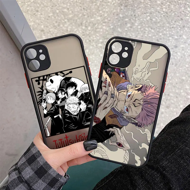 Jujutsu Kaisen Phone Cases Matte For iPhone 11 12 13 Pro Max XR X XS Max 6 6s 7 8 Plus 12 13 Mini anime Clear Hard PC Back Cover
Jujutsu Kaisen Phone Cases Matte For iPhone 11 12 13 Pro Max XR X XS Max 6 6s 7 8 Plus 12 13 Mini anime Clear Hard PC Back Cover