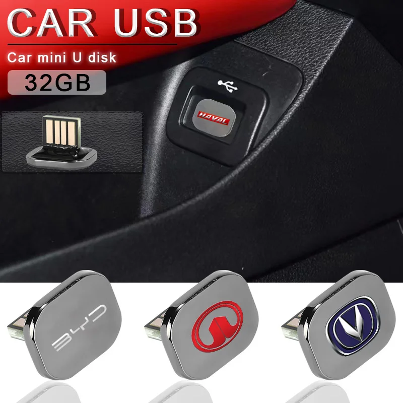 

Mini USB Flash Drive Memory 32GB U Disk for Jaguar XF XJ XE E F I Pace F S X Type Xk Xkr Xfl Car Accessories