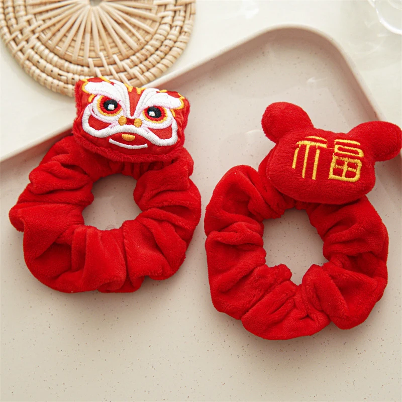 Red Series Tiger Shaped Large Intestine Hair Ring Plush Hair Rope New Year Velvet Hair Scrunchies DIY Handmade Hair Accessories
Red Series Tiger Shaped Large Intestine Hair Ring Plush Hair Rope New Year Velvet Hair Scrunchies DIY Handmade Hair Accessories
