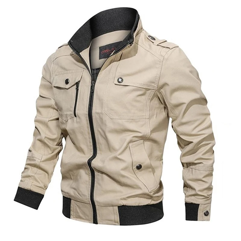 Men Jacket 2023 Spring Autumn Casual Jacket Fashion Slim Men Stand Collar Coat Zipper Pocket Solid Jackets
Men Jacket 2023 Spring Autumn Casual Jacket Fashion Slim Men Stand Collar Coat Zipper Pocket Solid Jackets