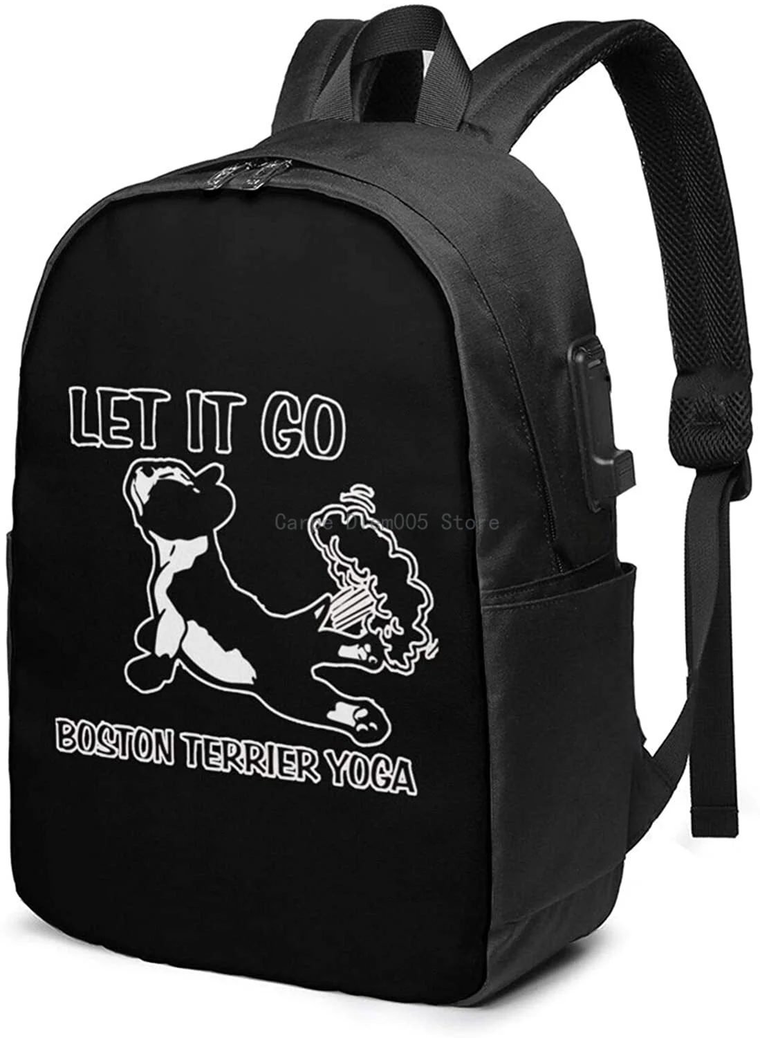 Bostondog Terrier Yoga Business Laptop School Bookbag Travel Backpack with USB Charging Port & Headphone Port Fit 17 in
Bostondog Terrier Yoga Business Laptop School Bookbag Travel Backpack with USB Charging Port & Headphone Port Fit 17 in