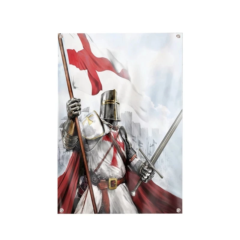 Christian Crusader Banners Flag Wall Sticker Tapestry Knights Templar Armor Posters Mural Wallpaper Wall Hanging Home Decor E5
Christian Crusader Banners Flag Wall Sticker Tapestry Knights Templar Armor Posters Mural Wallpaper Wall Hanging Home Decor E5