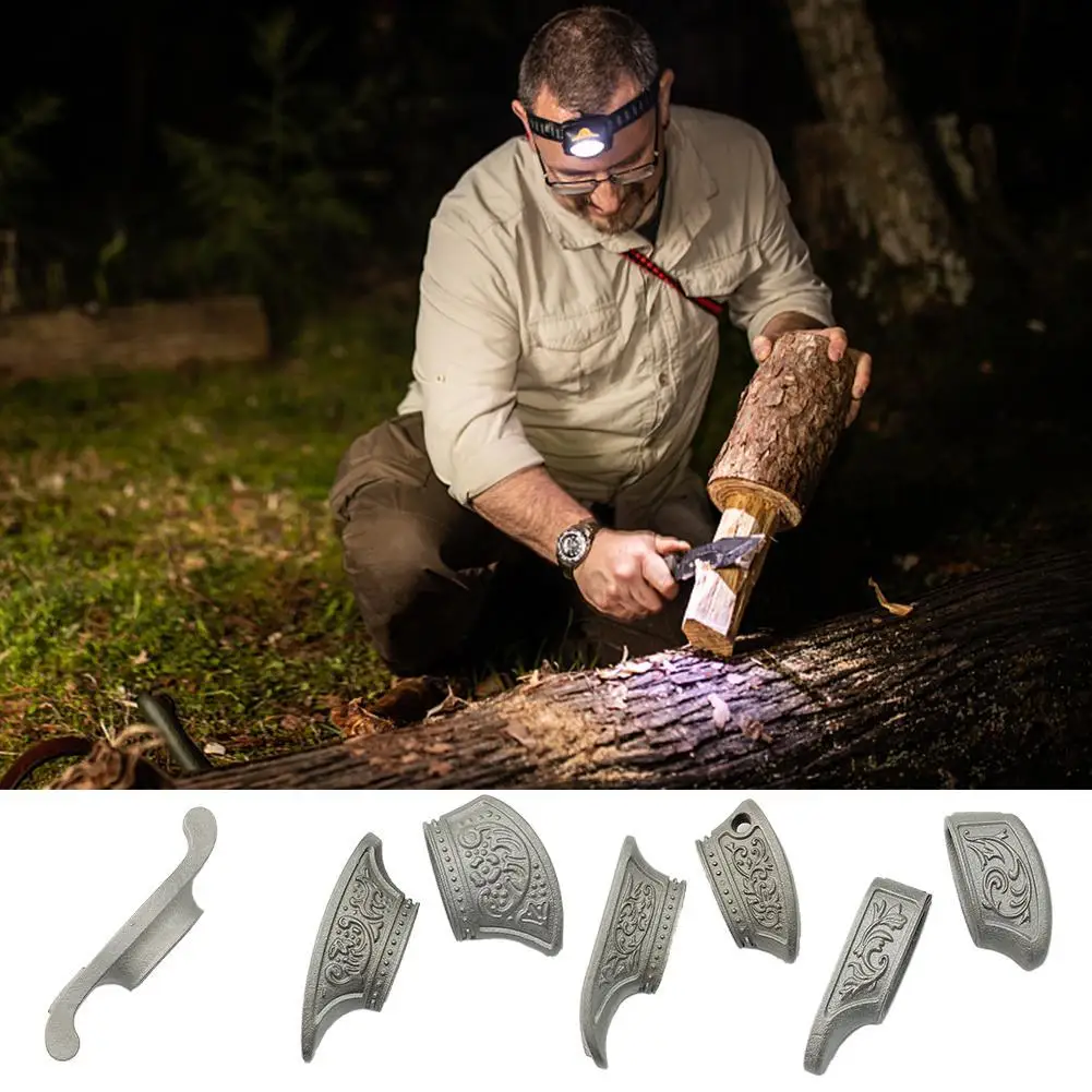 Knife Guard Steel Knife Handle Protect For Making Diy Tool Patterned Handle Hand Guard Bolster Embryo Gauntlet Casting G7D7 
Knife Guard Steel Knife Handle Protect For Making Diy Tool Patterned Handle Hand Guard Bolster Embryo Gauntlet Casting G7D7