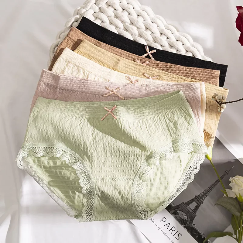 Sexy Panties Female Underpants Solid Color Panty Intimates Women Lingerie Floral Lace Low-Rise Women's Cotton Briefs Underwear
Sexy Panties Female Underpants Solid Color Panty Intimates Women Lingerie Floral Lace Low-Rise Women's Cotton Briefs Underwear