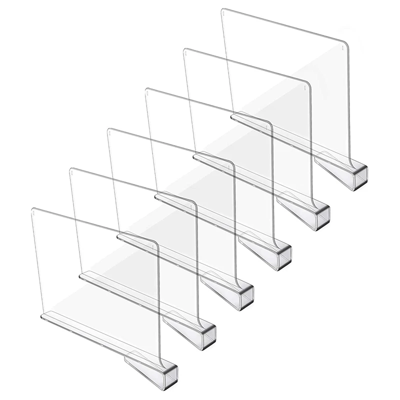 JFBL Hot Transparent Partition For Bedroom, Kitchen And Office Shelf Organization (6 PACK)
JFBL Hot Transparent Partition For Bedroom, Kitchen And Office Shelf Organization (6 PACK)