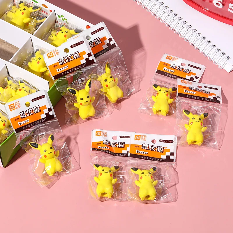 Pokemon Picachu Kawaii Eraser Kids Anime Figures Toys 3D Erasers Learning Stationery for Students Boys Girls Birthday Xmas Gifts
Pokemon Picachu Kawaii Eraser Kids Anime Figures Toys 3D Erasers Learning Stationery for Students Boys Girls Birthday Xmas Gifts