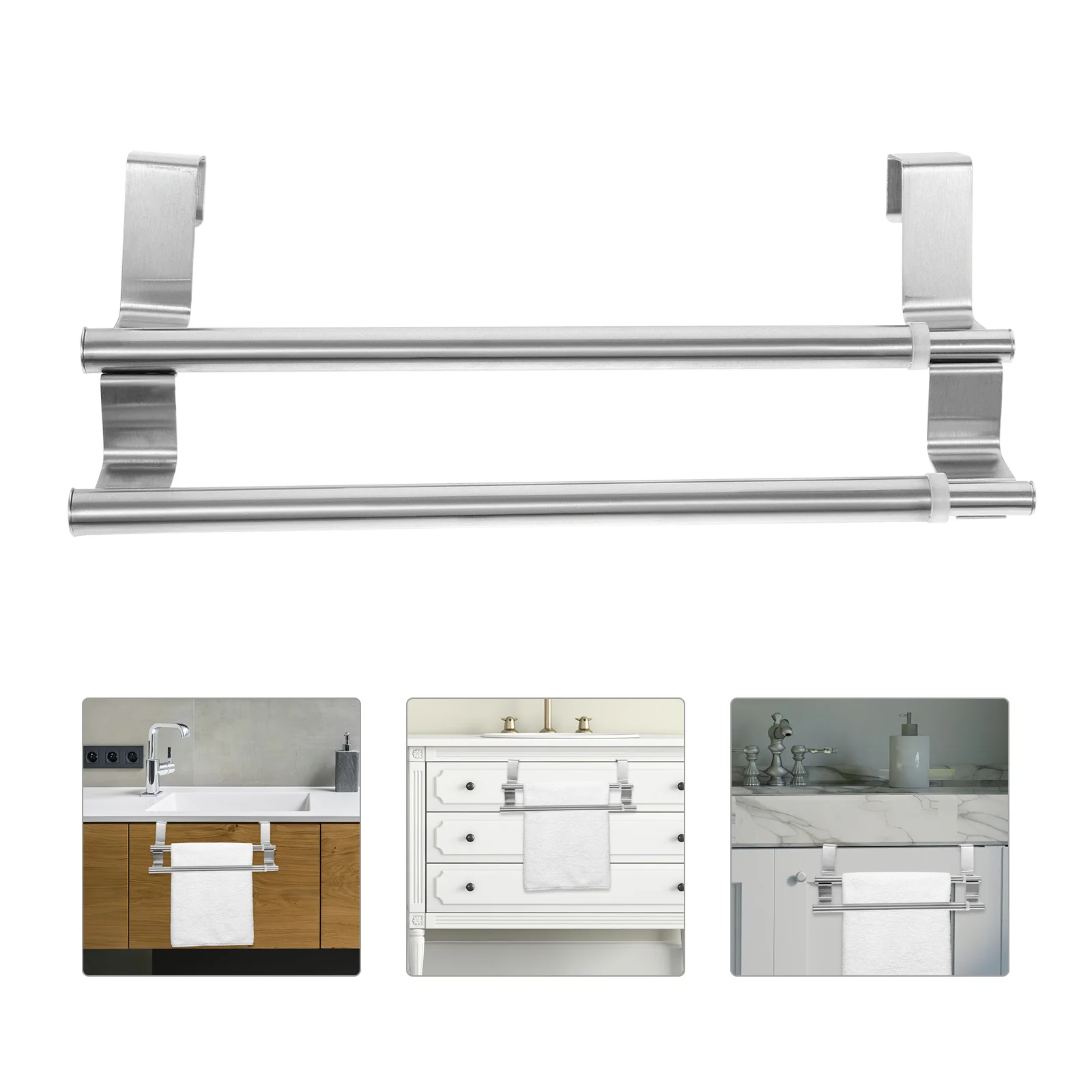 Towel Holder Bar Rack Cabinet Hanger Kitchen Hand Single Rod Bathroom Cloth Dishdoor Bars Over Cupboard Shelf Display Wall
Towel Holder Bar Rack Cabinet Hanger Kitchen Hand Single Rod Bathroom Cloth Dishdoor Bars Over Cupboard Shelf Display Wall