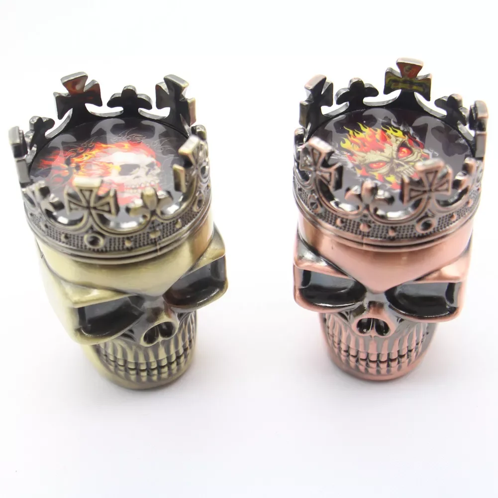NEW2022 3 Layers Skull Metal Portable Herb Tobacco Spice Smoking Grinder Hand Crank Crusher Hookah Smoking Accessories
NEW2022 3 Layers Skull Metal Portable Herb Tobacco Spice Smoking Grinder Hand Crank Crusher Hookah Smoking Accessories