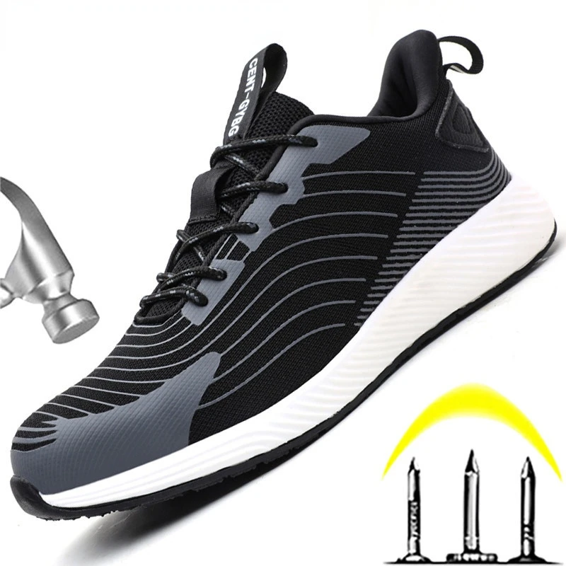 Fashion Work Sneakers Safety Shoes Men With Steel Toe Cap Boots Puncture-Proof Security Work Shoes Indestructible Footwear
Fashion Work Sneakers Safety Shoes Men With Steel Toe Cap Boots Puncture-Proof Security Work Shoes Indestructible Footwear