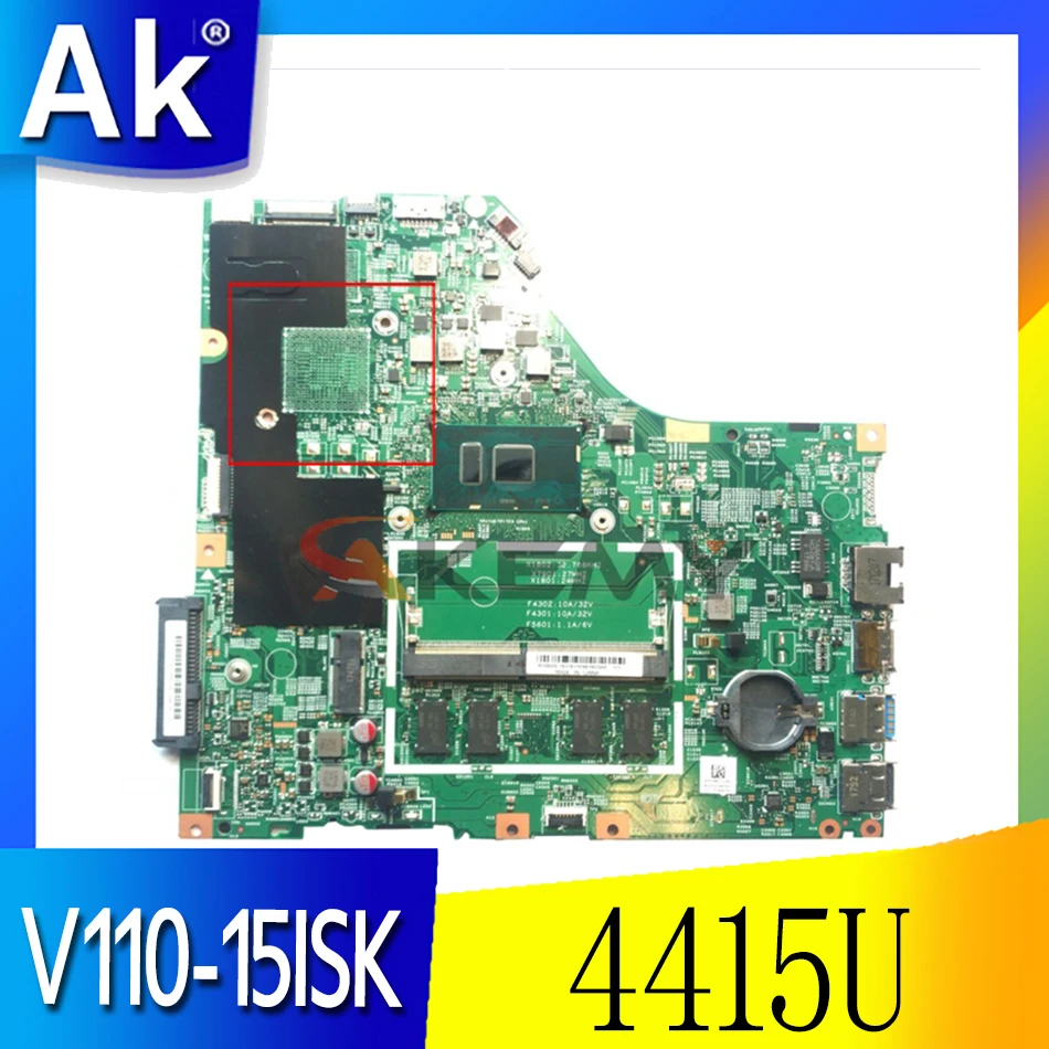 Akemy 15277-1N 448.08B01.001N For Lenovo V110-15ISK V110-15 Notebook Motherboard CPU 4415U 100% Test Work
Akemy 15277-1N 448.08B01.001N For Lenovo V110-15ISK V110-15 Notebook Motherboard CPU 4415U 100% Test Work