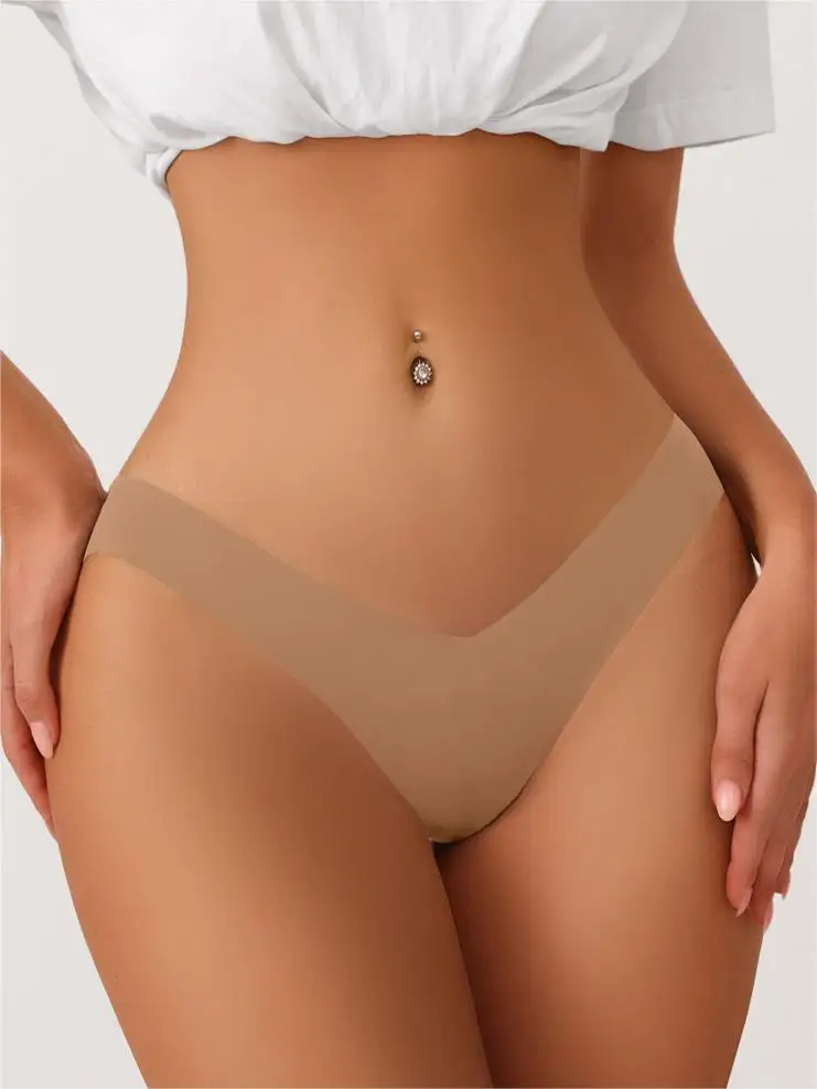 Triangle Panties Women Seamless Breathable Underwear Low Waist Sexy Solid Panties Thin Stretch Bikini Brief Female Underpants
Triangle Panties Women Seamless Breathable Underwear Low Waist Sexy Solid Panties Thin Stretch Bikini Brief Female Underpants