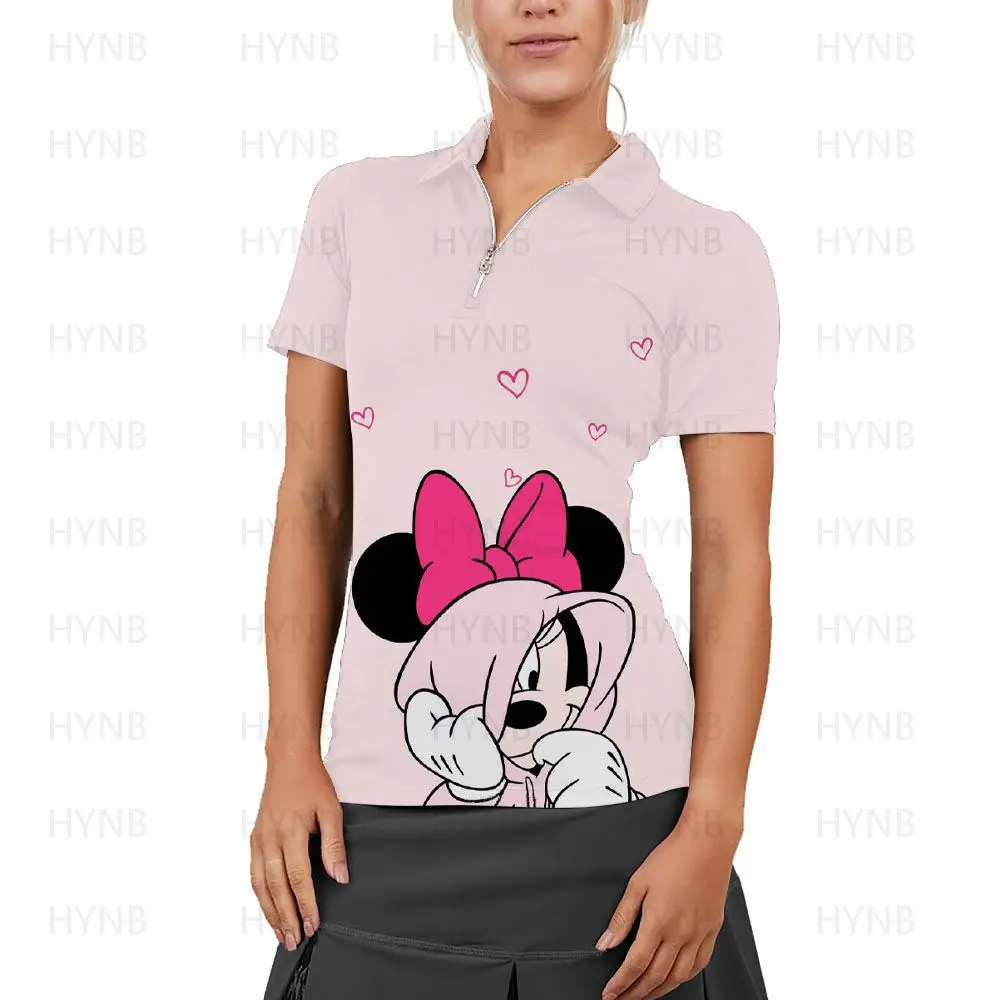 Polo for Women Print Shirt Fashion Mickey Shirts Cartoon Tops Disney T-shirts Woman Summer 2022 Minnie Mouse Women's New Tees
Polo for Women Print Shirt Fashion Mickey Shirts Cartoon Tops Disney T-shirts Woman Summer 2022 Minnie Mouse Women's New Tees