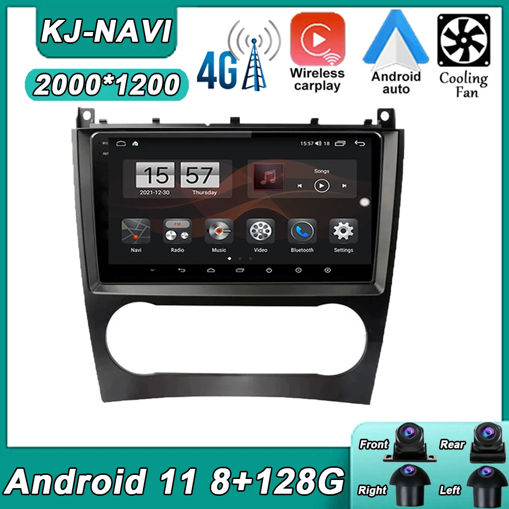 Auto Car Radio Android 11 For Benz W203 W209 C180 C200 C220 C230 2004 - 2011 Multimedia Player Video Navigation GPS
Auto Car Radio Android 11 For Benz W203 W209 C180 C200 C220 C230 2004 - 2011 Multimedia Player Video Navigation GPS