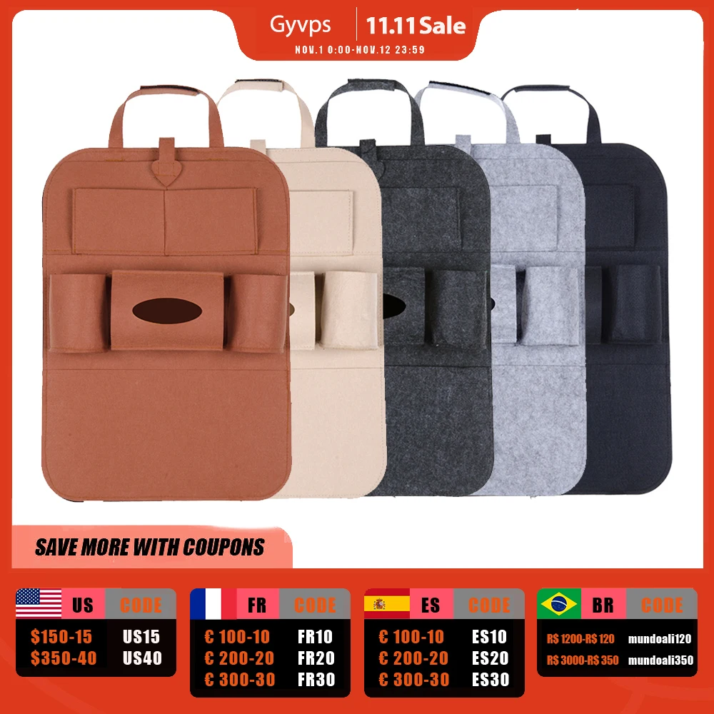 Universal Waterproof Car Back Storage Bag Multi Pocket Hanging Pouch Assorted Auto Accessories Tablet Holder Pocket Stowing
Universal Waterproof Car Back Storage Bag Multi Pocket Hanging Pouch Assorted Auto Accessories Tablet Holder Pocket Stowing